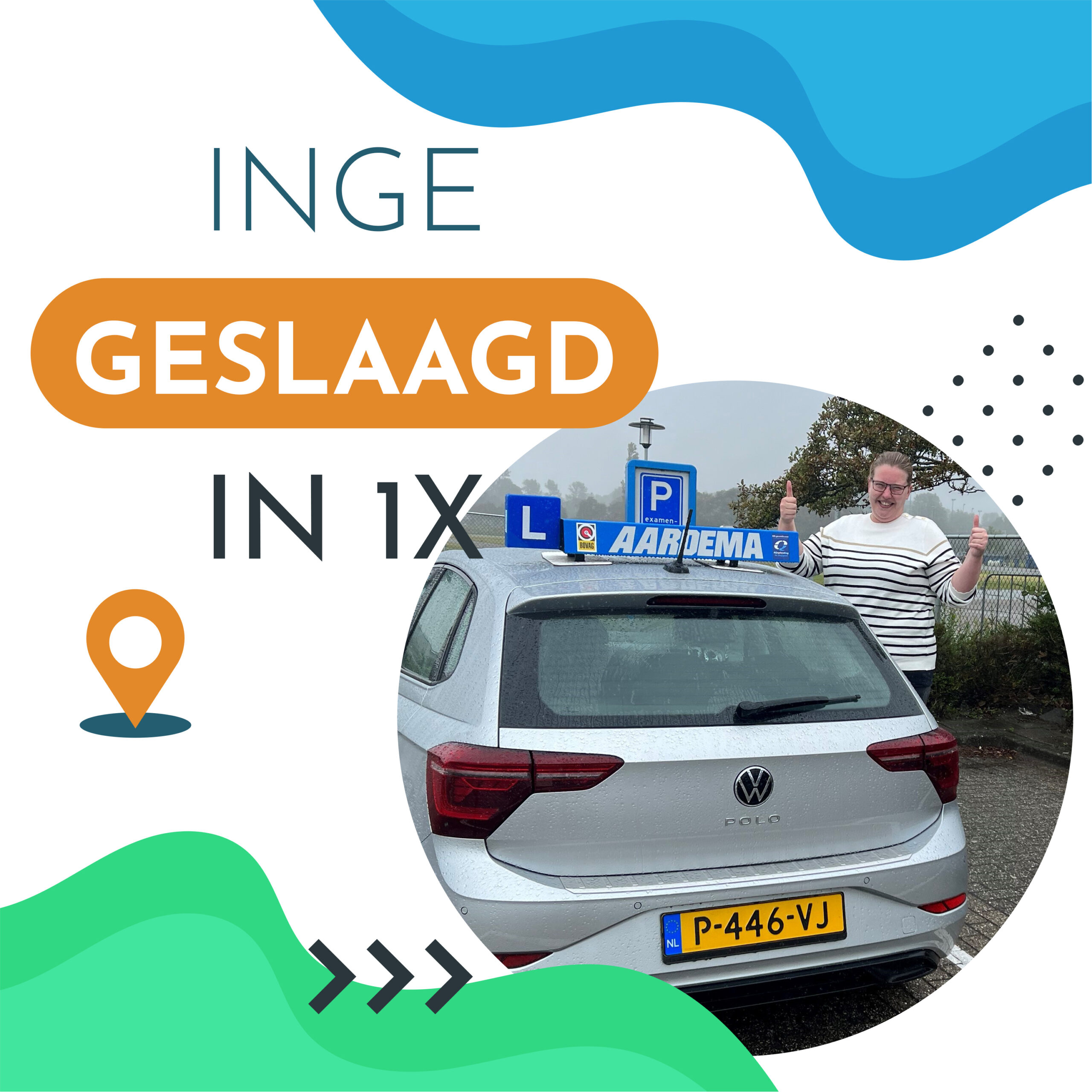 Inge geslaagd